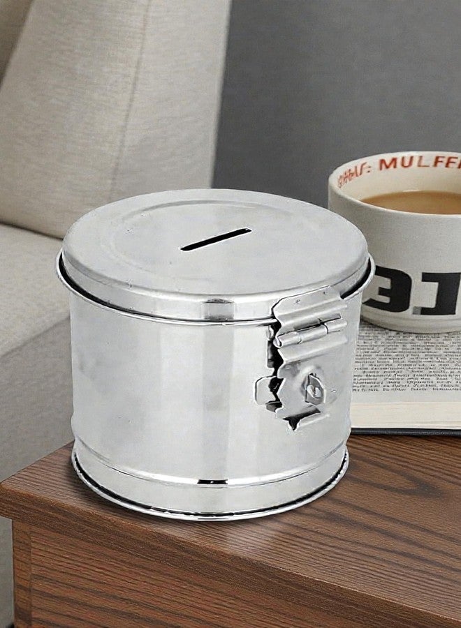 Standify® 1000ML Med Money Bank_A Stainless Steel Money Box Heavy Duty Bachat Gulak for Kids & Adults Unbreakable Piggy Bank. - Image 3